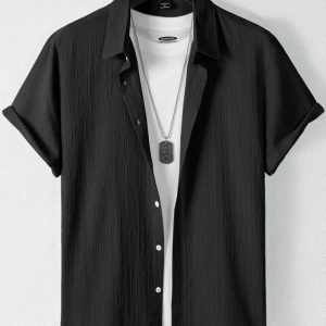 Manfinity Homme Chemise d'été décontractée pour homme