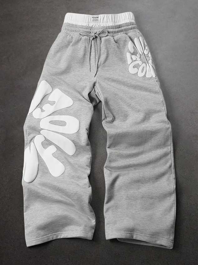 SLATEMANN Pantalon de survêtement ample décontracté